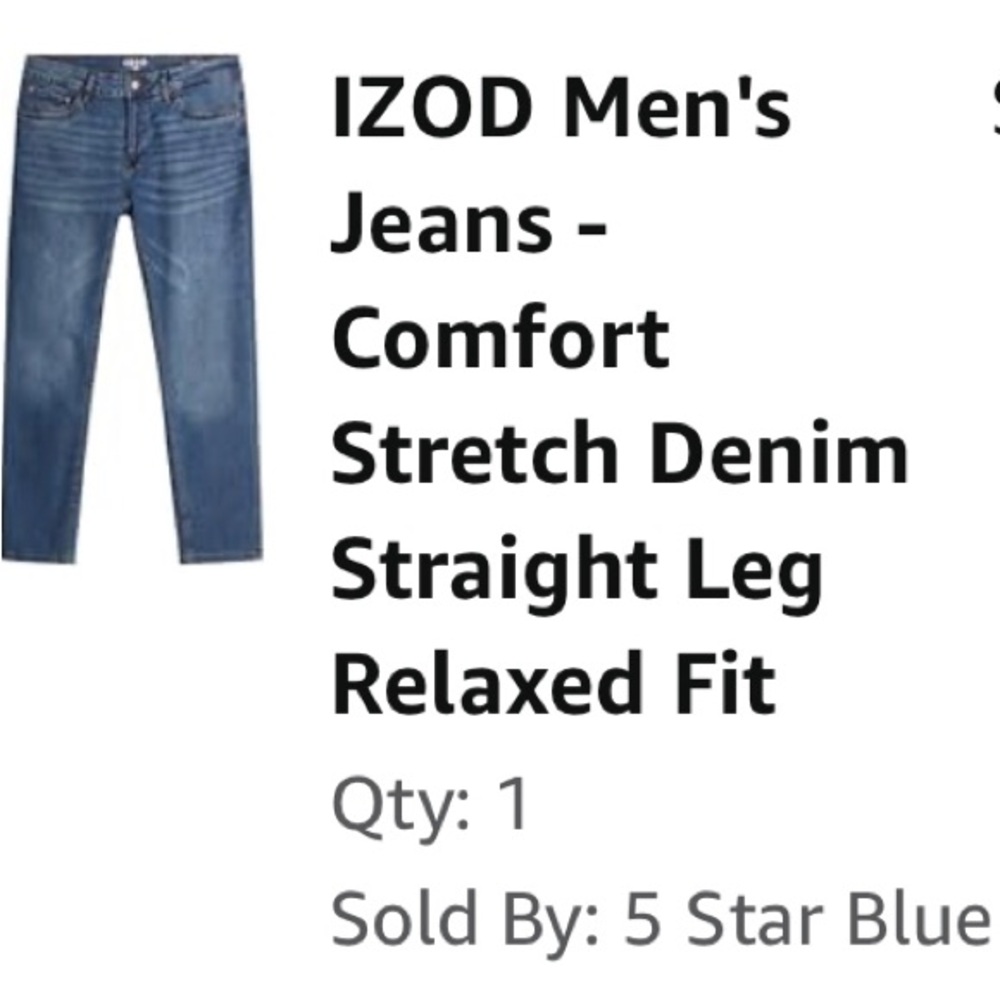 Izod men’s comfort stretch blue jeans 30 x 32 good condition tight fit